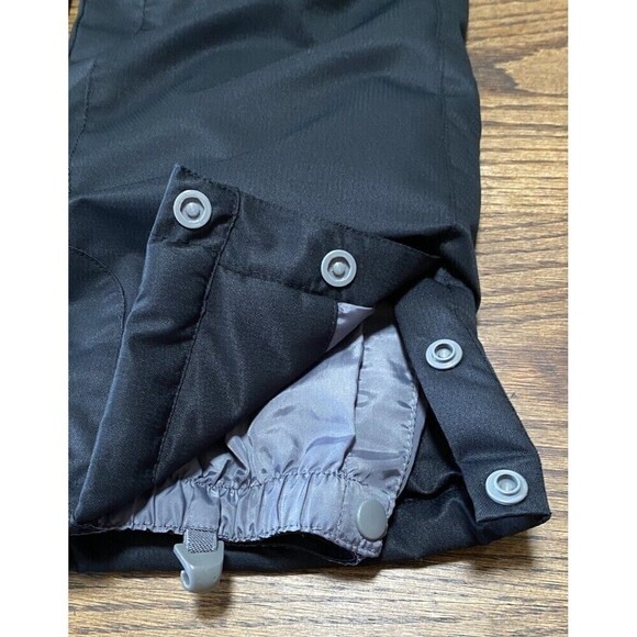 FireFly Bib Overall Youth Size S/P Aquabase Elite Kids Black Snow Ski Pants - Picture 7 of 16